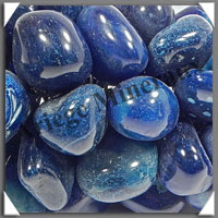 AGATE BLEUE - Grappe de Raisin - Taille 5 - 155 mm - 650 grammes - M005