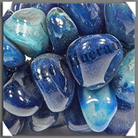 AGATE BLEUE - Grappe de Raisin - Taille 5 - 155 mm - 650 grammes - M006
