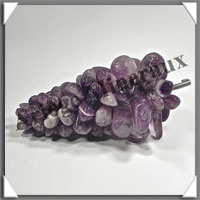 AMETHYSTE - Grappe de Raisin - Taille 5 - 170 mm - 635 grammes - M004