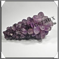 AMETHYSTE - Grappe de Raisin - Taille 5 - 170 mm - 655 grammes - M006
