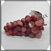 CORNALINE - Grappe de Raisin - Taille 4 - 145 mm - 402 grammes - M001