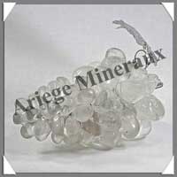 CRISTAL de ROCHE - Grappe de Raisin - Taille 4 - 130 mm - 377 grammes - M001