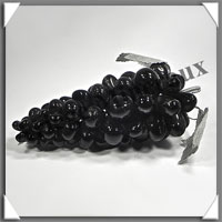 OBSIDIENNE NOIRE - Grappe de Raisin - Taille 6 - 205 mm - 1 020 grammes - M001