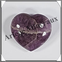 AMETHYSTE - Coeur - 37 grammes - 41x38x20 mm - R001