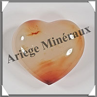 CORNALINE - Coeur - 57 grammes - 41x39x23 mm - R001