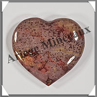 JASPE OCEAN - Coeur - 20 grammes - 40x39x9 mm - R002
