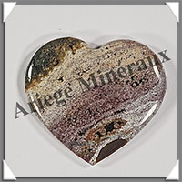 JASPE OCEAN - Coeur - 15 grammes - 43x38x8 mm - R005