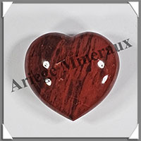 JASPE ROUGE - Coeur - 48 grammes - 44x43x21 mm - R001