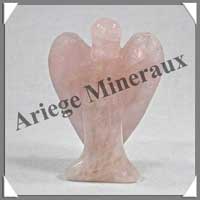 QUARTZ ROSE - Ange - 75x55x30 mm - 115 grammes - A002
