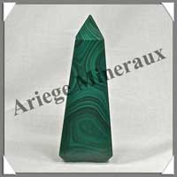 MALACHITE - Oblisque - 87x30x30 mm - 170 grammes - C004