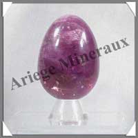 AMETHYSTE - Oeuf - 60 mm - 235 grammes - C003