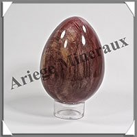 BOIS FOSSILE - Oeuf - 70x51 mm - 254 grammes - Y001