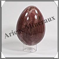 BOIS FOSSILE - Oeuf - 70x51 mm - 254 grammes - Y001