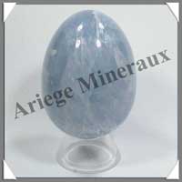 CALCITE Bleue - Oeuf - 65 mm - 200 grammes - R001