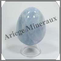 CALCITE Bleue - Oeuf - 58 mm - 165 grammes - R006