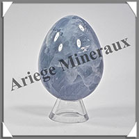 CALCITE Bleue - Oeuf - 68 mm - 259 grammes - R009