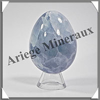 CALCITE Bleue - Oeuf - 68 mm - 259 grammes - R009