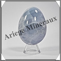 CALCITE Bleue - Oeuf - 71 mm - 276 grammes - R013