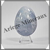 CALCITE Bleue - Oeuf - 71 mm - 276 grammes - R013