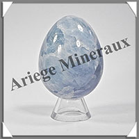CALCITE Bleue - Oeuf - 67 mm - 248 grammes - R014