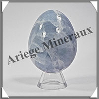 CALCITE Bleue - Oeuf - 67 mm - 248 grammes - R014