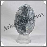 CELESTITE - Oeuf - 68 mm - 220 grammes - M002