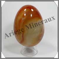 CORNALINE - Oeuf - 76 mm - 290 grammes - R002