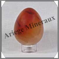 CORNALINE - Oeuf - 60 mm - 190 grammes - R004