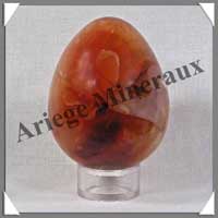 CORNALINE - Oeuf - 60 mm - 190 grammes - R004