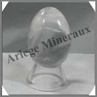 CRISTAL DE ROCHE - Oeuf - 46 mm - 69 grammes - A014
