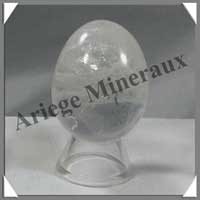CRISTAL DE ROCHE - Oeuf - 50 mm - 106 grammes - A016