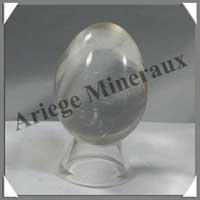 CRISTAL DE ROCHE - Oeuf - 50 mm - 112 grammes - A017