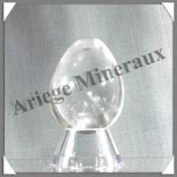CRISTAL DE ROCHE - Oeuf - 55 mm - 120 grammes - M002