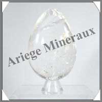 CRISTAL DE ROCHE - Oeuf - 105 mm - 430 grammes - R001