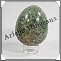 FLUORITE Verte - Oeuf - 65x53 mm - 287 grammes - Y002