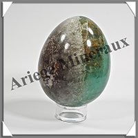 FLUORITE Verte - Oeuf - 70x57 mm - 396 grammes - Y004