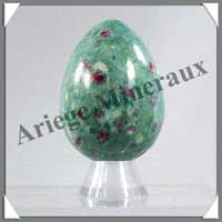 FUSHITE RUBIS - Oeuf - 65 mm - 230 grammes - C001