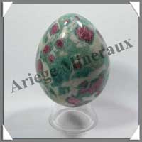 FUSHITE RUBIS - Oeuf - 60 mm - 210 grammes - C004