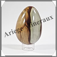JASPE MULTICOLORE - Oeuf - 75x54 mm - 270 grammes - Y002