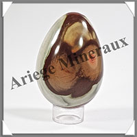 JASPE MULTICOLORE - Oeuf - 75x54 mm - 270 grammes - Y002
