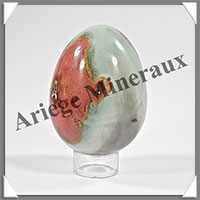 JASPE MULTICOLORE - Oeuf - 70x54 mm - 270 grammes - Y004