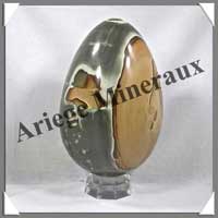 JASPE MULTICOLORE - Oeuf - 180 mm - 3 220 grammes - R001