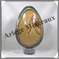 JASPE MULTICOLORE - Oeuf - 180 mm - 3 220 grammes - R001