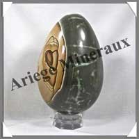 JASPE MULTICOLORE - Oeuf - 180 mm - 3 220 grammes - R001