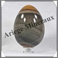 JASPE MULTICOLORE - Oeuf - 97 mm - 650 grammes - R002