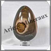 JASPE MULTICOLORE - Oeuf - 90 mm - 475 grammes - R003