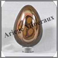 JASPE MULTICOLORE - Oeuf - 90 mm - 475 grammes - R003