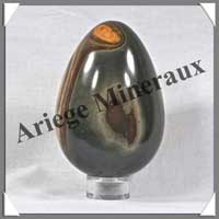 JASPE MULTICOLORE - Oeuf - 90 mm - 475 grammes - R003