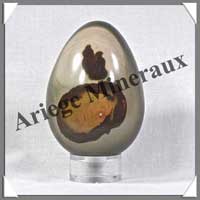 JASPE MULTICOLORE - Oeuf - 67 mm - 195 grammes - R005