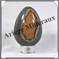 JASPE MULTICOLORE - Oeuf - 67 mm - 195 grammes - R005